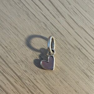 Silver Heart Charm Pendant